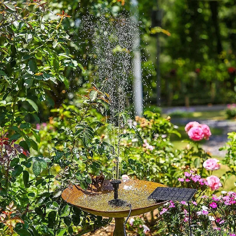 Solar Fountain Pump Kit With Versatile Individual Panels - Smarsty