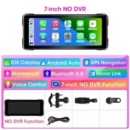 Portable Motorcycle Navigation Display CarPlay Android Auto - Smarsty