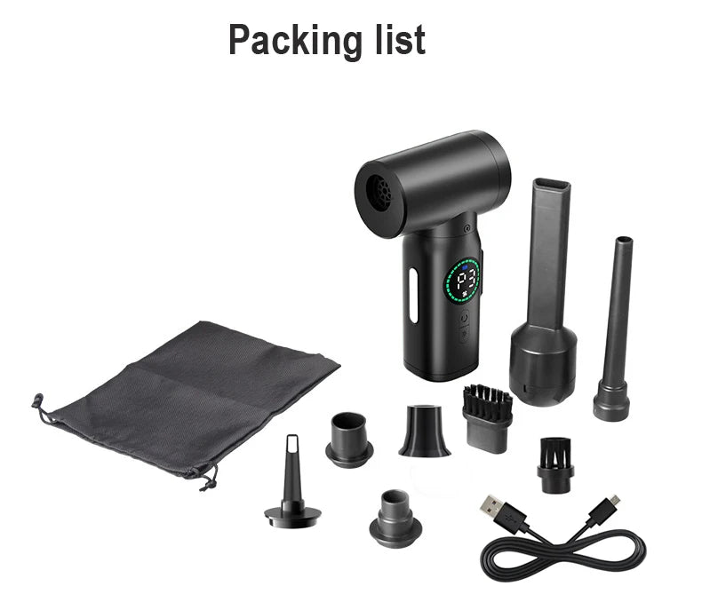 Cordless Air Duster Vacuum Cleaner Portable 7500mAh