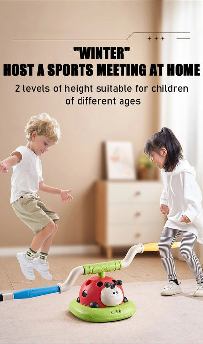 Upgrade Ladybug sporting toys Baseball 2/3/4/5-In-1 Sports Skipping Rope Machine Ferrule Jumping Toy Children Outdoor Play Games