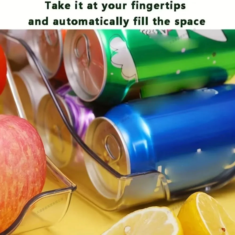1 Piece Kitchen Storage Cans Soda Storage Cans Refrigerator Freezer Storage Dispensers Container Kitchen Accessories Organizer