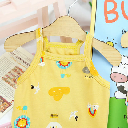 Summer Dog Dress for Small Pets with Stylish Stripes - Smarsty