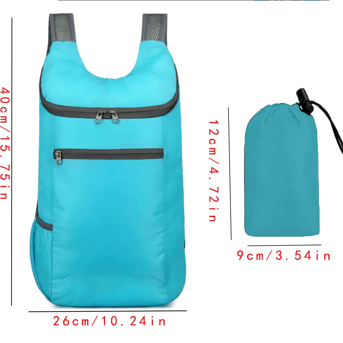1pc Weekend Travel Bag, Foldable Waterproof Tear-resistant Lightweight Backpack, Large Capacity Travel Business Backpack, Sports - Smarsty