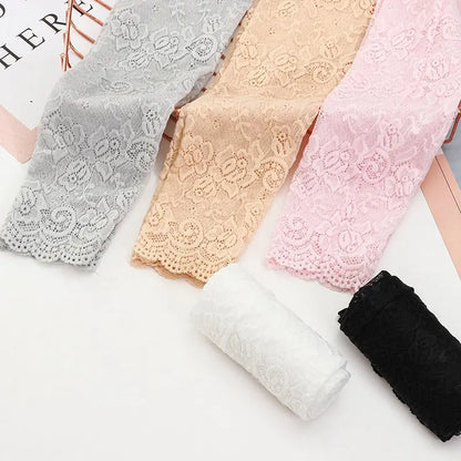 Women Lace Sunscreen Arm Sleeves UV Protection Gloves - Smarsty