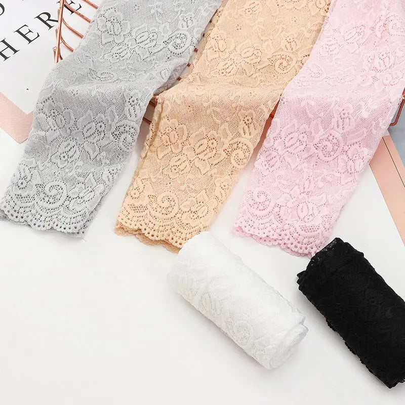 Women Lace Sunscreen Arm Sleeves UV Protection Gloves - Smarsty