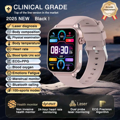 2025 Smart Watch with ECG PPG HRV Health Monitoring - Smarsty