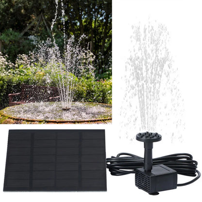 Solar Fountain Pump Kit for Low Noise Outdoor Decor - Smarsty