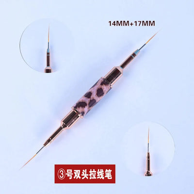 Black Nail Art Liner Brushes for Precision Design - Smarsty