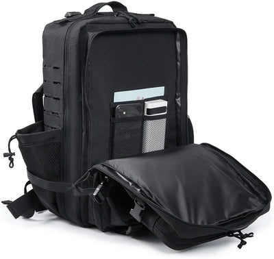 45L Tactical Backpack survival Bag Hunting MOLLE Backpack GYM For Men EDC Outdoor Hiking Rucksack Witch Bottle Holder - Smarsty