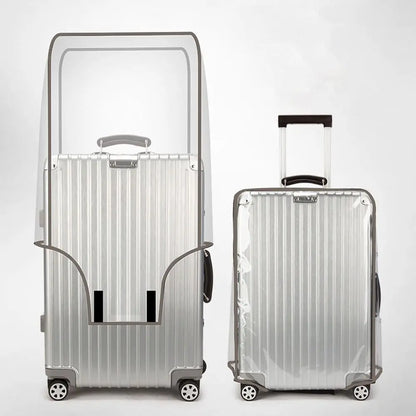 Transparent Travel Luggage Cover Waterproof Luggage Protector Covers Dustproof Protector Covers for 16-30 Inch Suitcase Case - Smarsty