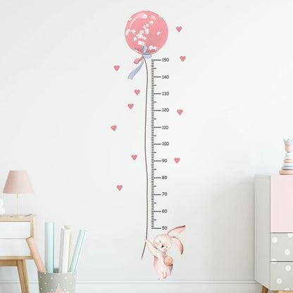 Cartoon Animal Height Ruler Wall Stickers for Kids Room - Smarsty