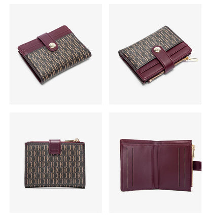 CH Women's Wallet Premium Sense Fashion Women's Card Bag Temperament Convenient Carrying Women's Small Bag Elegant High Quality - Smarsty