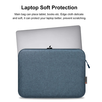 Canvas Laptop Sleeve With Zipper For 15 To 16 Inches
