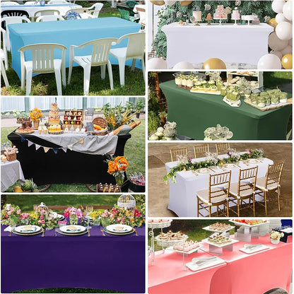 Stretch Spandex Table Cover for Rectangular Tables - Smarsty