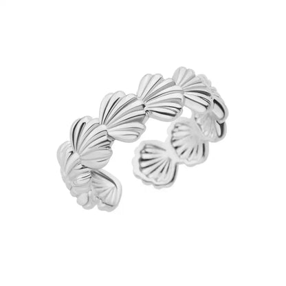 Luxury Gold 316L Stainless Steel Rings for Women - Smarsty