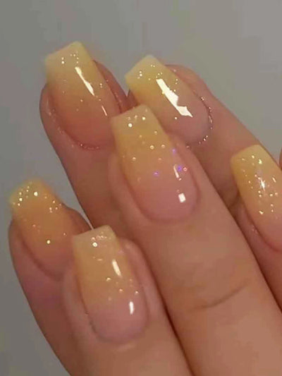 24PCS Pink Gradation Press On Nails for Summer Style - Smarsty