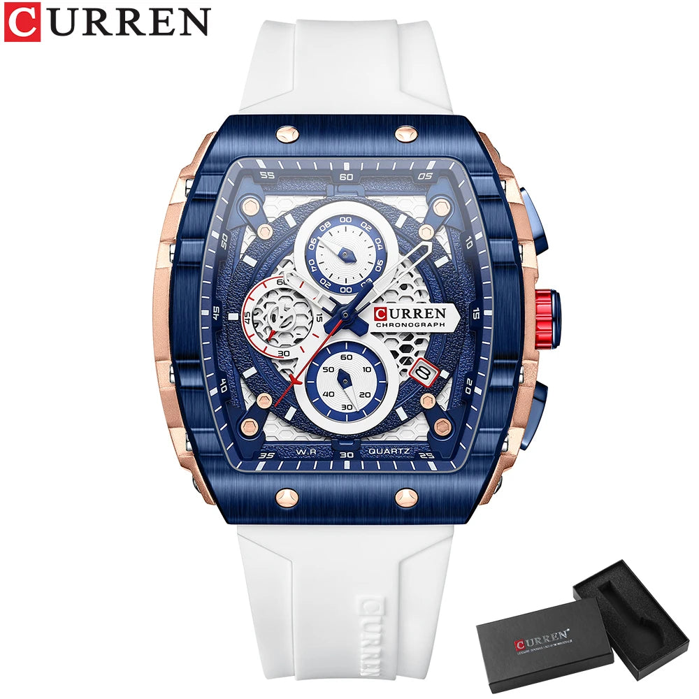 Curren Sports Large Dial Casual Quartz Watch - Smarsty