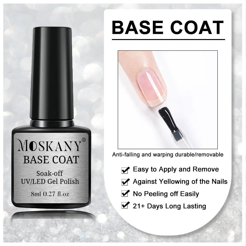 Acrylic No Acid Primer Nail Art Set with Base and Top Coat - Smarsty
