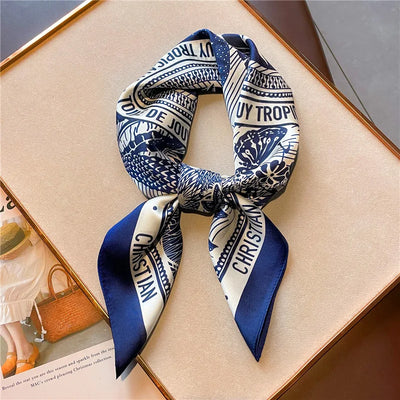 Luxury Satin Square Shawl Sunscreen Scarf for Women - Smarsty