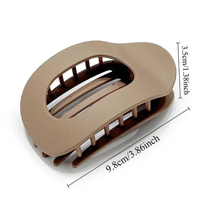 Fashionable Leopard Matte Hair Claw Clip for Women - Smarsty