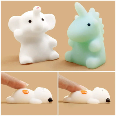 50-5PCS Mochi Squishies Kawaii Anima Squishy Toys For Kids Antistress Ball Squeeze Party Favors Stress Relief Toys For Birthday - Smarsty
