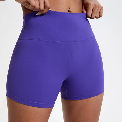 Hearuisavy Running Sports Shorts Women Buttock Lift Gym Leggings Women Cycling Slim Fit Workout Shorts High Waist Yoga Shorts - Smarsty