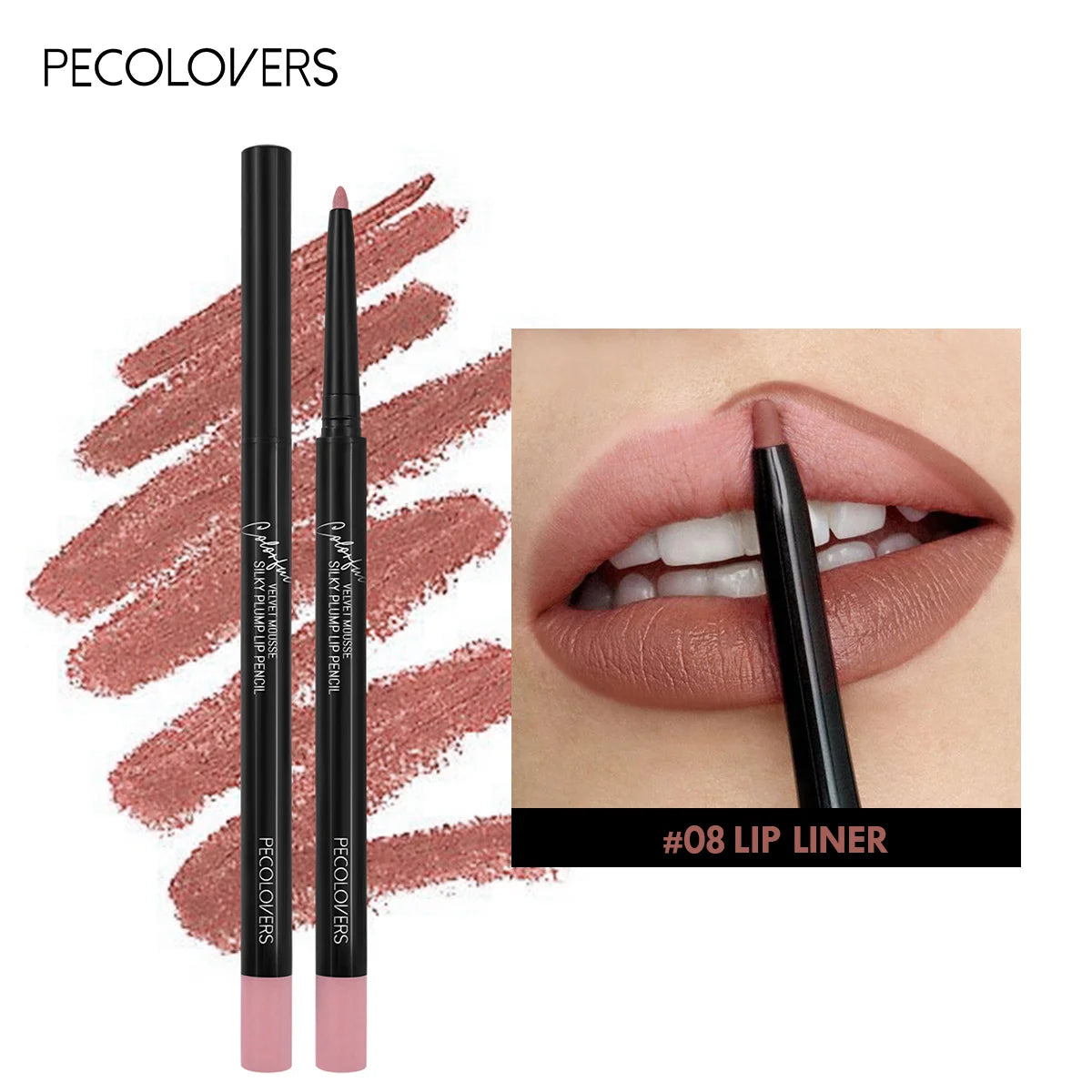 Waterproof Red Lip Liner Pencil for Long Lasting Color - Smarsty