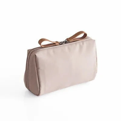 Waterproof Large Capacity Makeup Bag Multiple Colors Dacron Travel Storage Bag Partitioned Cosmetic Pouch Handbag Lipstick Pack - Smarsty