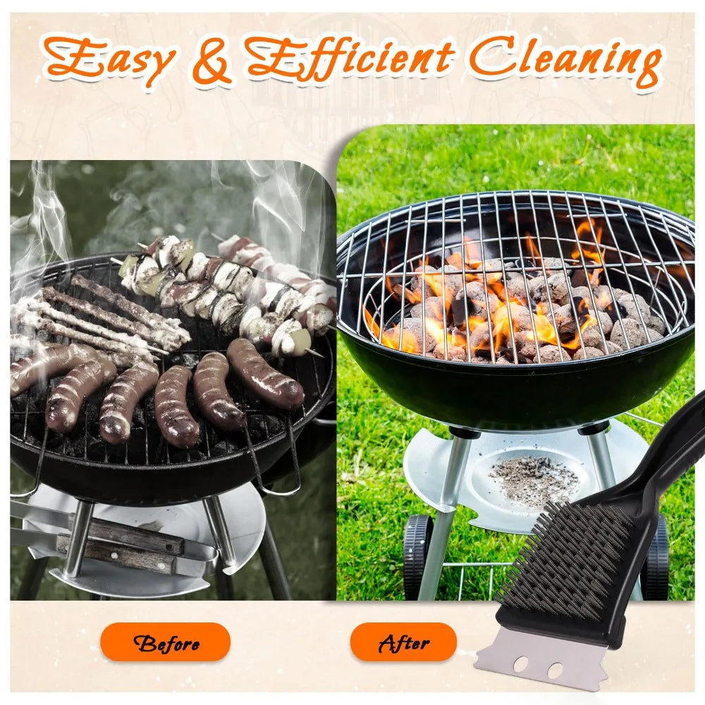 Stainless Steel Grill Brush for Easy Deep Cleaning - Smarsty