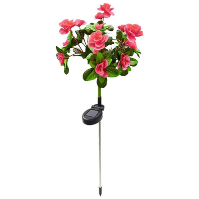 Waterproof LED Solar Azalea Flowers Lamp for Outdoor Decor - Smarsty