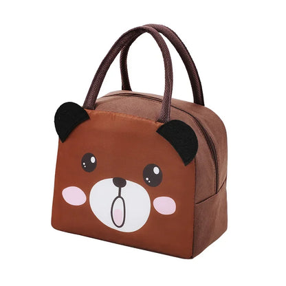 Cartoon Kids Lunch Bag With Thermal Insulation Waterproof - Smarsty