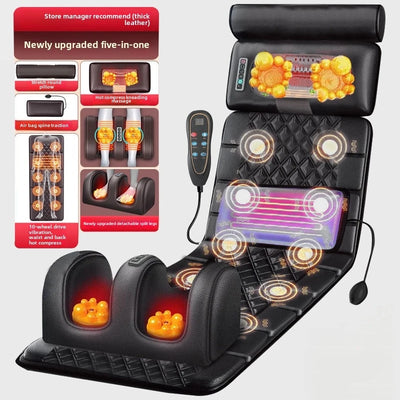 Electric Full Body Massage Mattress With Heat Relief - Smarsty