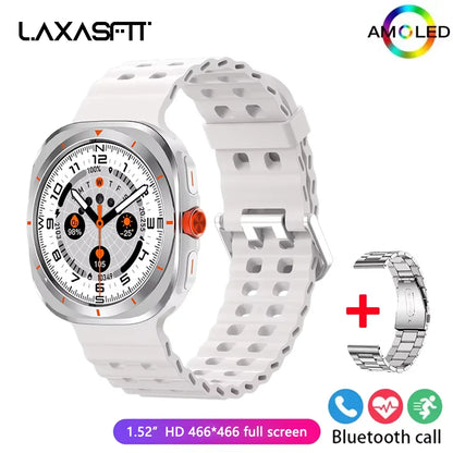 LAXASFIT GT7 Ultra Smartwatch with HD AMOLED Display - Smarsty