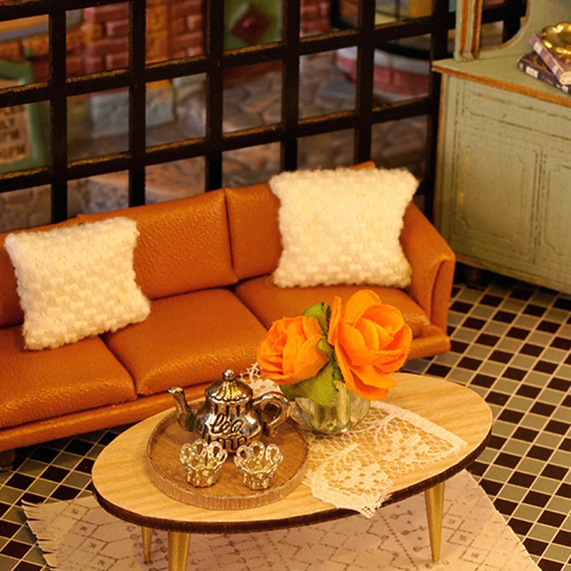 Doll House Handmade 3D Puzzle Making Building Model Kit Production And Assembly Room Toys Wooden Crafts DollHouse Birthday Gifts by Smarsty