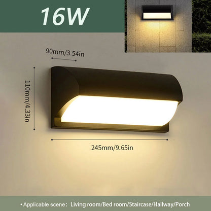 Waterproof LED Outdoor Wall Light with Motion Sensor - Smarsty
