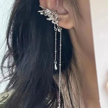 Y2K Fairy Butterfly Ear Clips with Trendy Tassels for Women - Smarsty