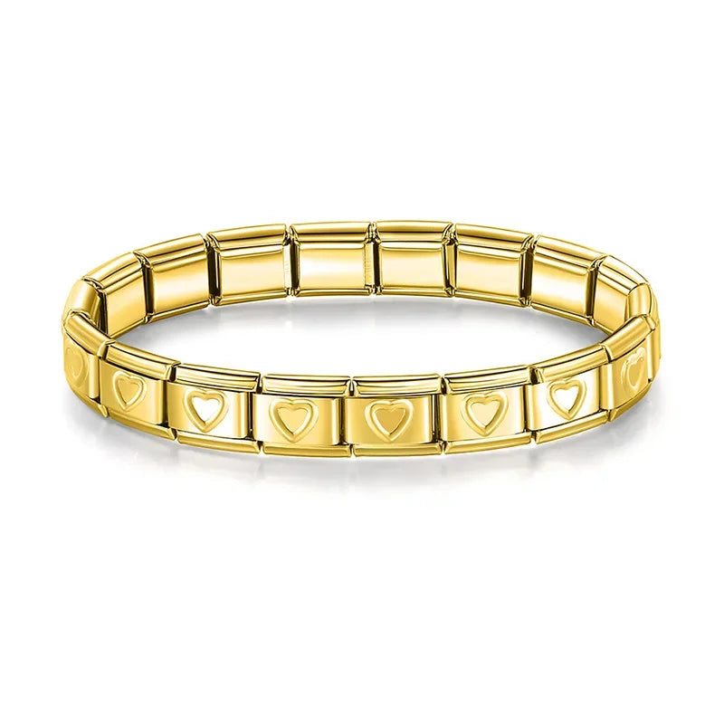 Hapiship Stainless Steel Charm Bracelet Women - Smarsty