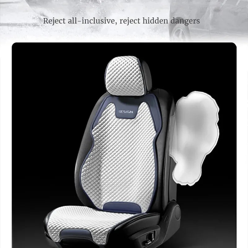 Ice Silk Car Seat Cushion Ventilated Front Seat Cover - Smarsty