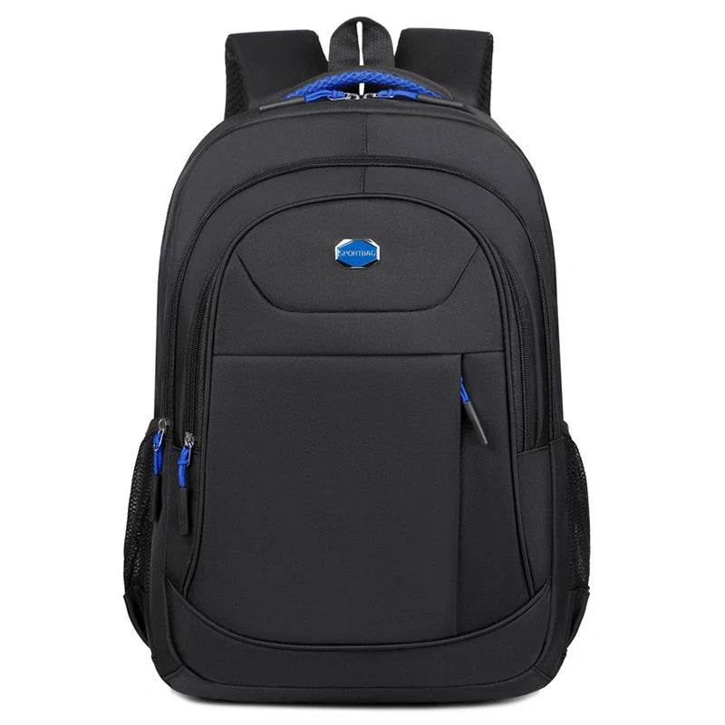 Men's Backpack Oxford Waterproof Backpack Business Computer Bag Leisure Travel Backpack High School Student Backpack - Smarsty