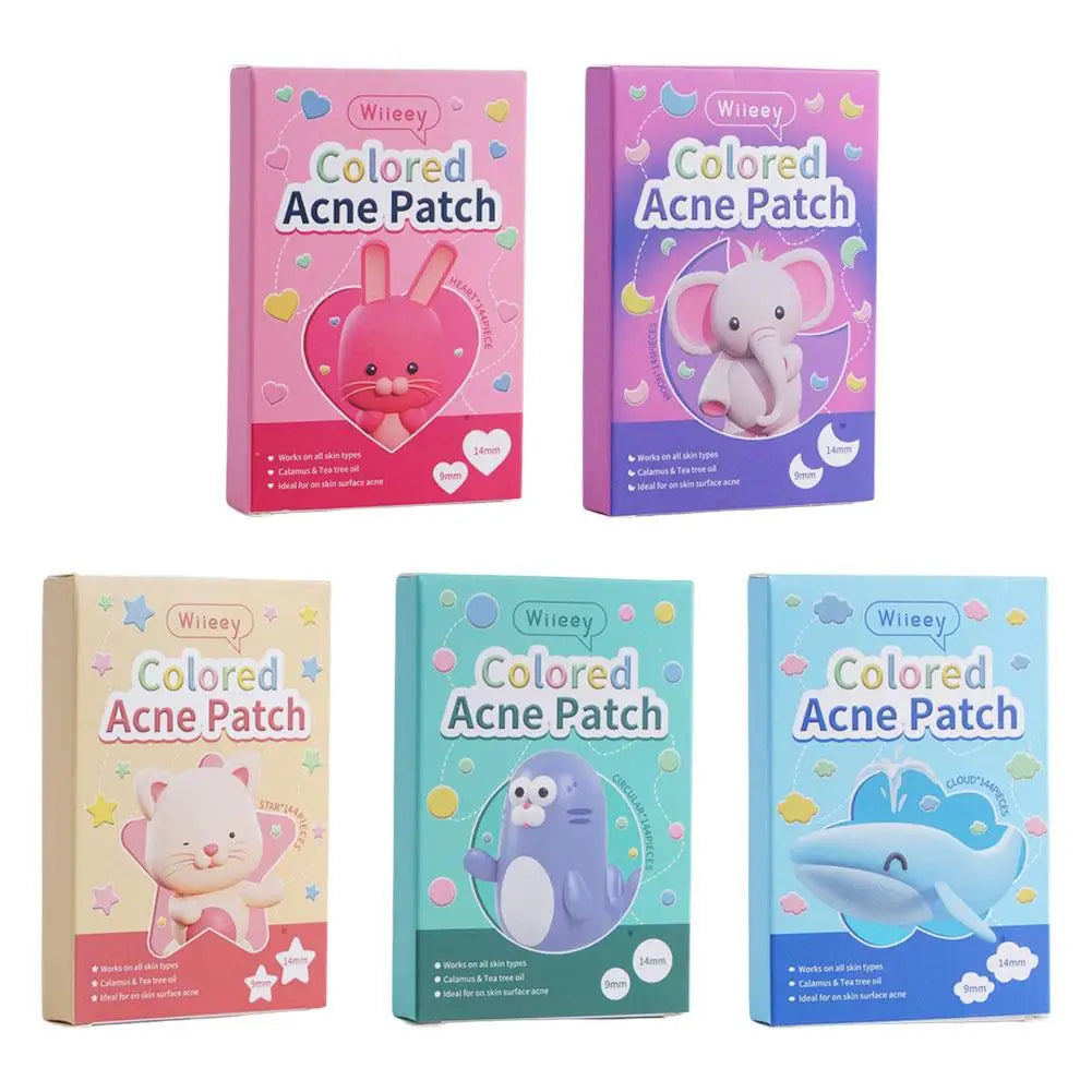 144PCS Colorful Acne Patches for Clear Skin - Smarsty