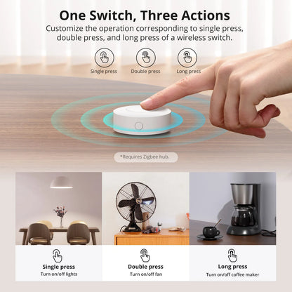 Zigbee Wireless Switch for Smart Home Automation - Smarsty