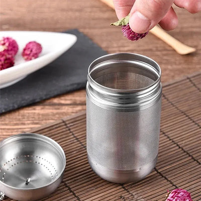 Tea Strainer Stainless Steel Tea Infuser Tea Leaves Spice Seasoning Ball Strainer Teapot Fine Mesh Coffee Filter Teaware - Smarsty