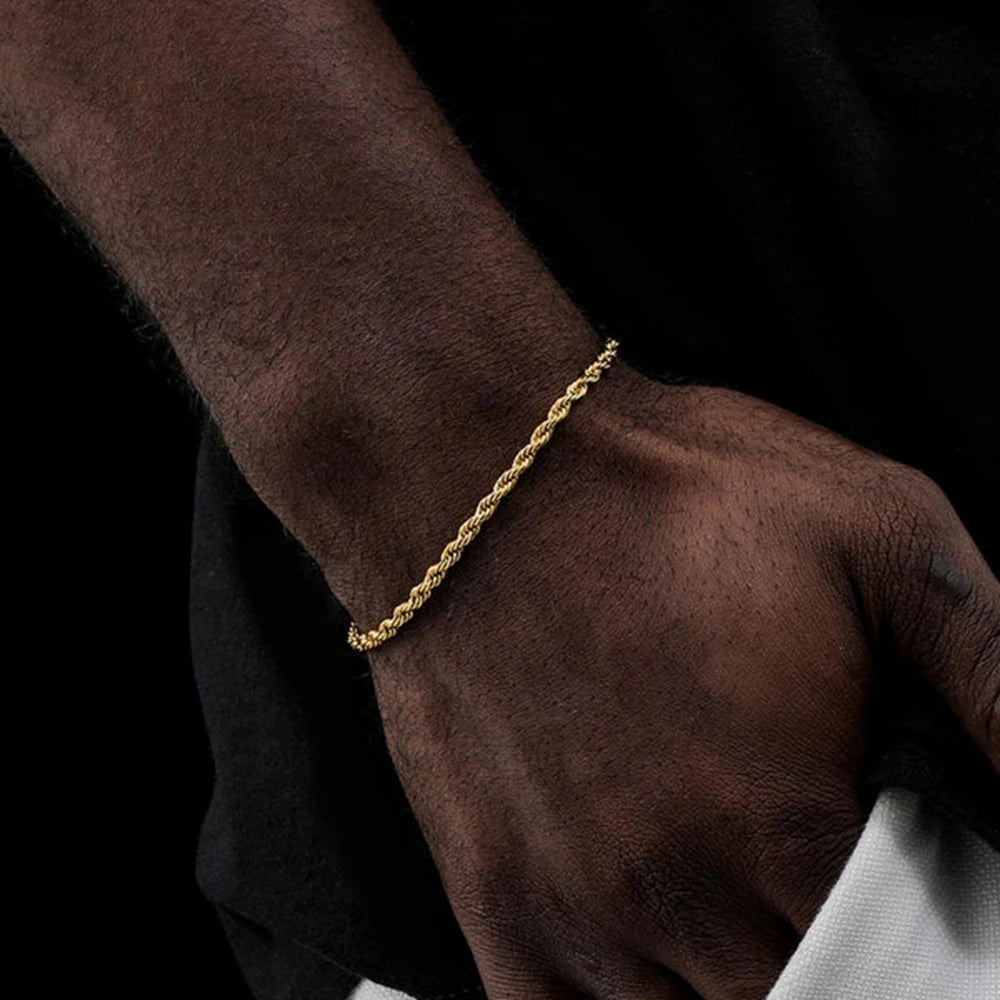 14MM Iced Prong Link Cuban Chain Bracelet for Men and Women - Smarsty
