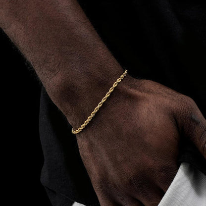 14MM Iced Prong Link Cuban Chain Bracelet for Men and Women - Smarsty