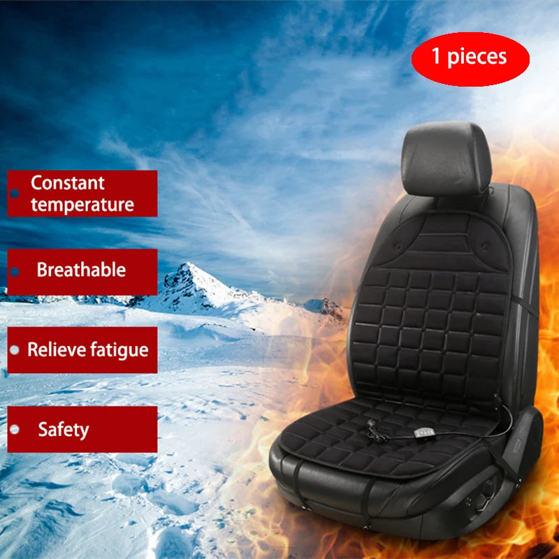 12V Car Heated Seat Cushion For Fast Warmth Winter Drives - Smarsty