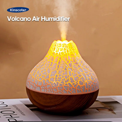 300ml Electric Volcano Air Humidifier with Colorful Mist - Smarsty