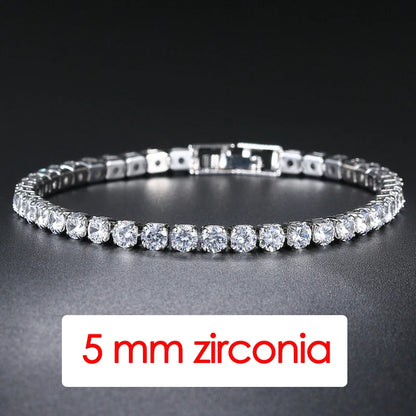 Trendy Women's Tennis Bracelet with AAA+ Cubic Zirconia - Smarsty