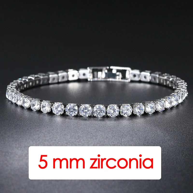 Trendy Women's Tennis Bracelet with AAA+ Cubic Zirconia - Smarsty