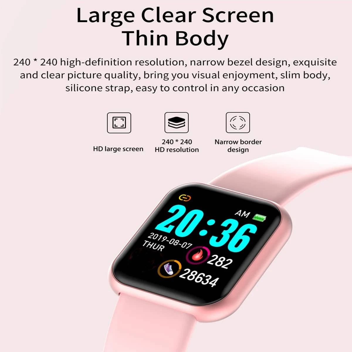 Multifunctional Smart Watch for Fitness and Music Tracking - Smarsty