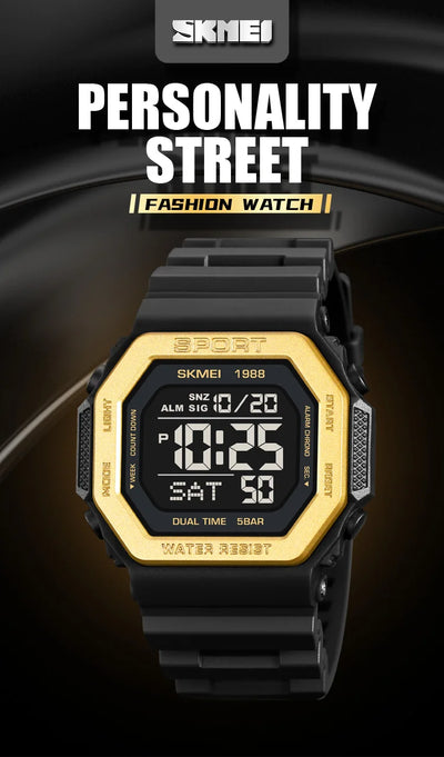 SKMEI Military Countdown Chrono Watch for Men - Smarsty